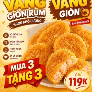 LỄ HỘI BÁNH TÔM HÀNG GIA - Mua 3 tặng 3 cực sốc!